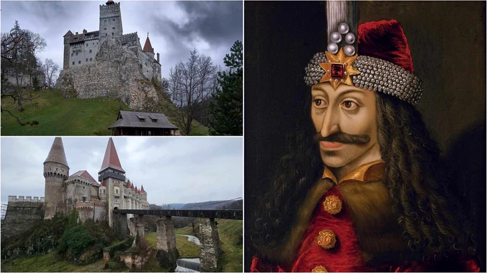 Castelele unde ar fi fost ținut prizonier Vlad Ţepes, asociat cu Dracula. FOTO: Wikipedia, Adevărul