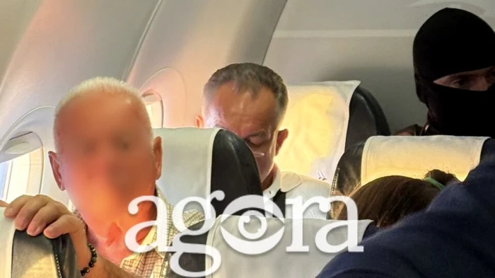 Vladimir Plahotniuc a fost adus joi dimineață la Chișinău FOTO: Agora