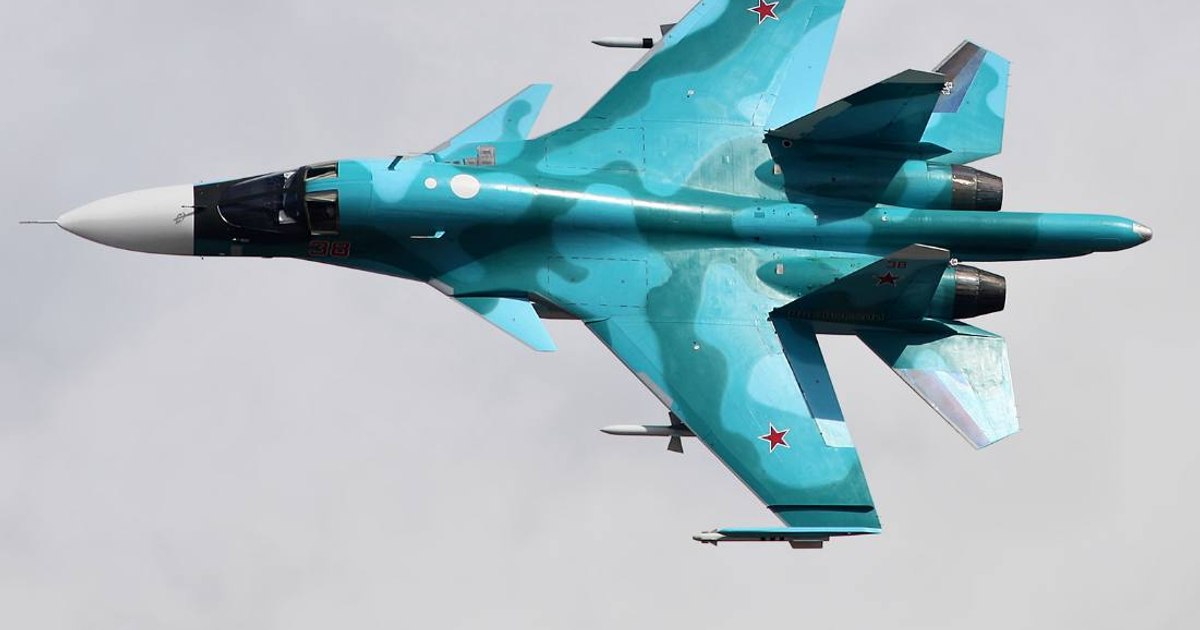 Ucraina doboară un bombardier rusesc Su-34 care lovea Zaporojie