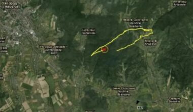 Armata ucraineană a publicat traiectoria dronei maghiare care a intrat în spațiul aerian al Ucrainei