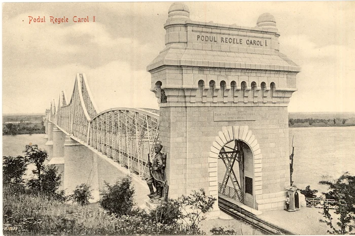 Cernavodă. Podul „Regele Carol I” Colectie Arhivele Nationale