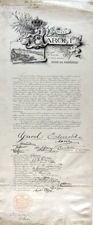 1895 septembrie 14. Actul de inaugurare a podului de la Cernavodă