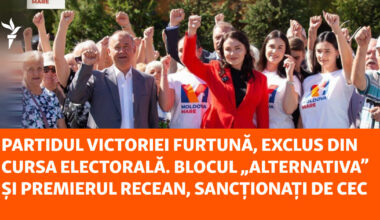 Partidul Victoriei Furtună, exclus din cursa electorală. Blocul „Alternativa” și premierul Recean, sancționați de CEC