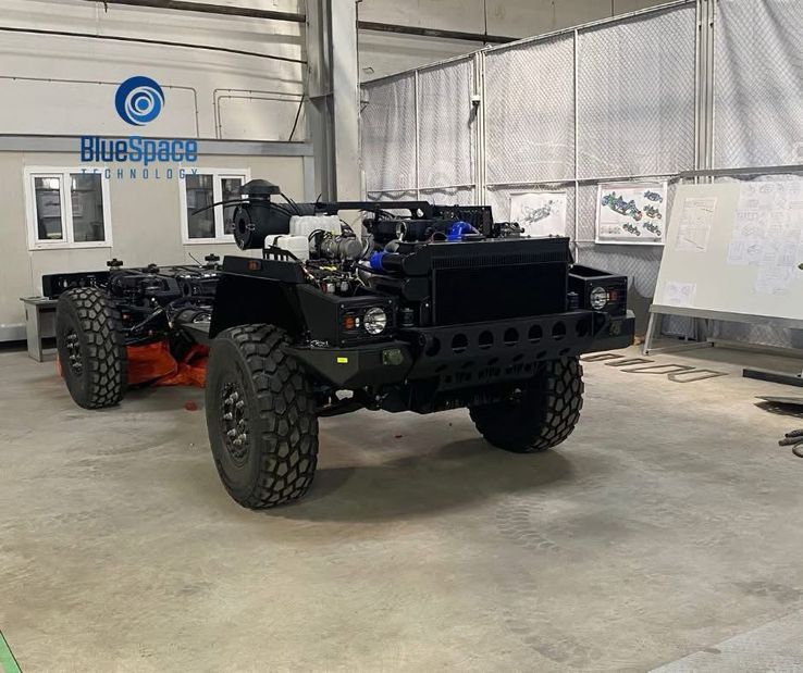 Cum arată VLAH, primul blindat 4x4 produs în România // foto: Blue Space Technology