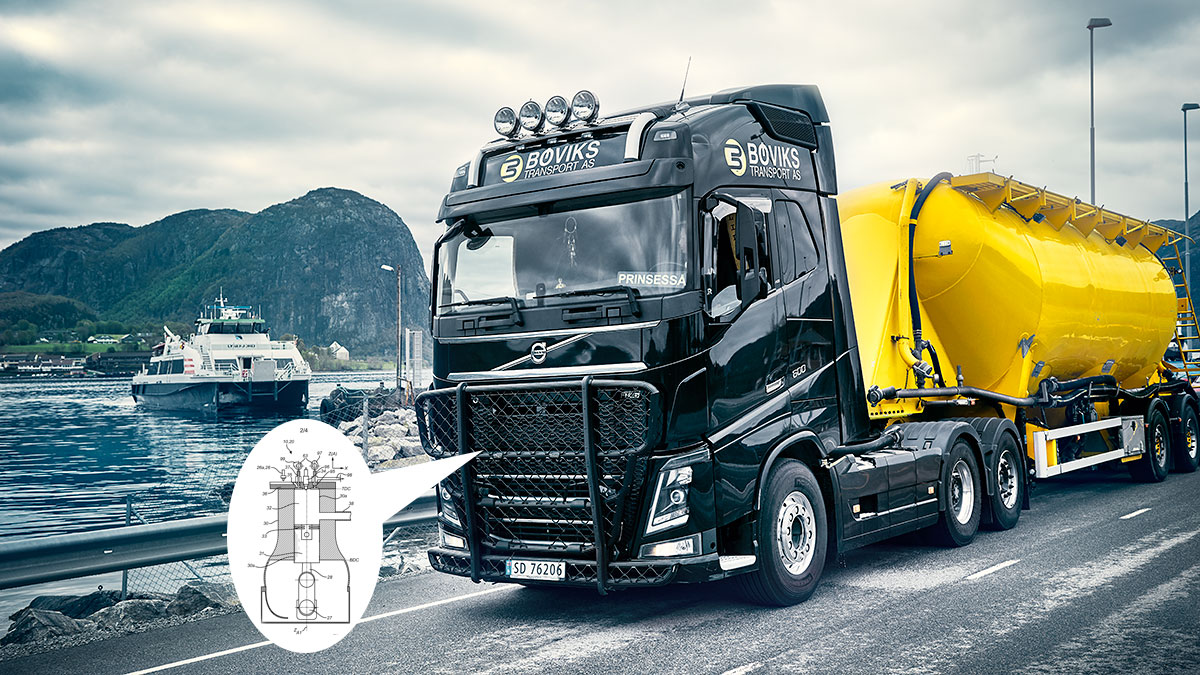 Inginerii Volvo au patentat un nou motor în doi timpi pentru camioane, cu tehnologie genial de simplă | PiataAuto.md