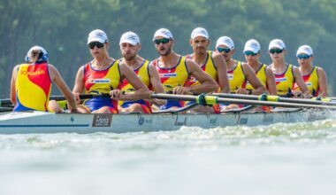 Echipajul de 8+1 mixt al României la Campionatul Mondial de Canotaj