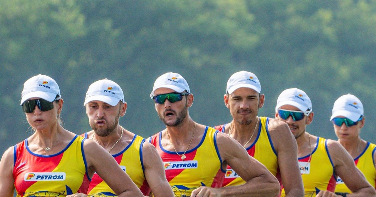 A doua medalie de AUR pentru România.  Echipajul de 8+1 rame mixt, cursă perfectă în finala Campionatul Mondial de Canotaj de la Shanghai