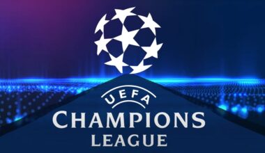 Logo-ul Champions League UEFA, cea mai importantă competiție a cluburilor din lume.