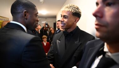 Reacția lui Lamine Yamal după ce Ousmane Dembele a luat Balonul de Aur