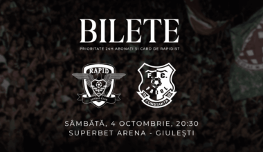 BILETE | RAPID – FARUL | SUPERLIGA – ETAPA 12 | 04.10.2025