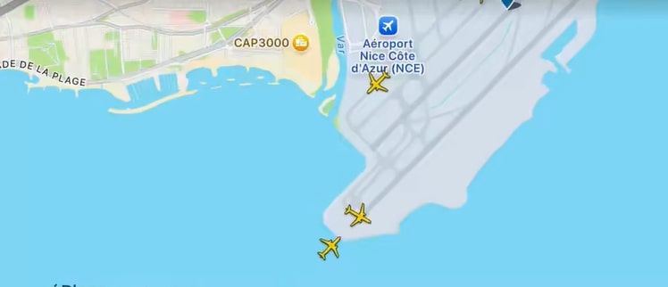 Coliziune evitată în ultimul moment între două avioane pe aeroportul din Nisa