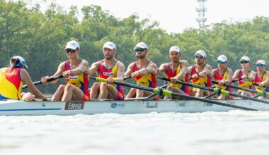 România a încheiat en-fanfare Campionatele Mondiale de canotaj de la Shanghai! Tricolorii, aur la 8+1 mixt, după o cursă impecabilă