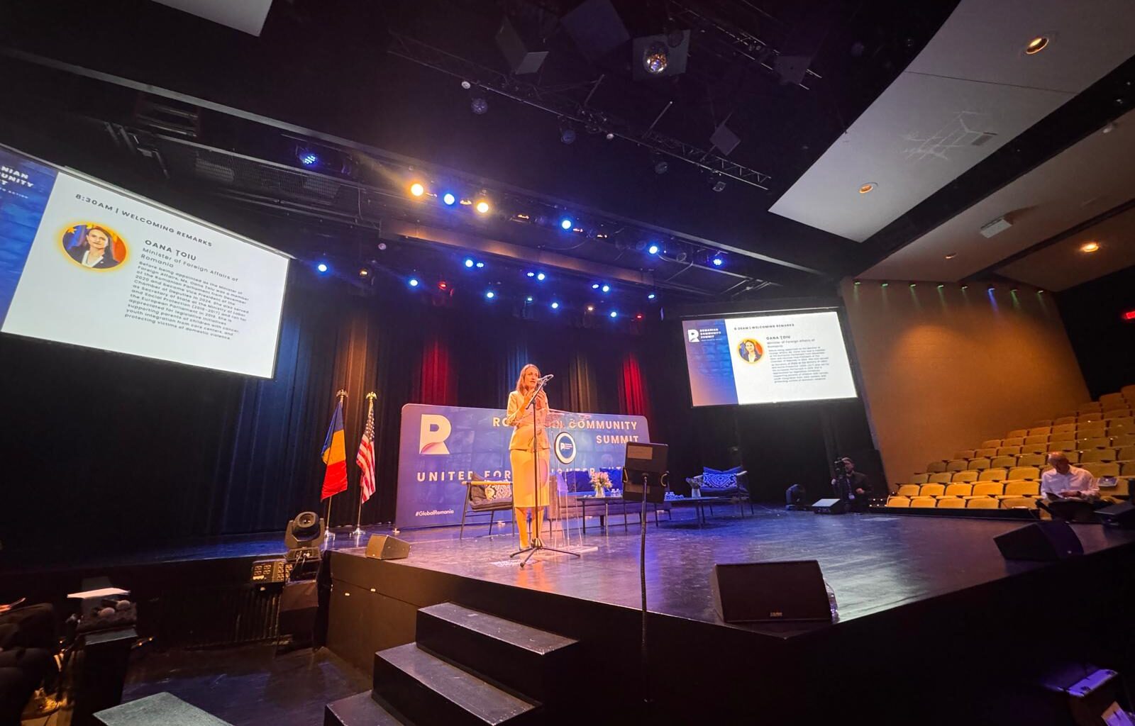 Oana Țoiu a repostat textul în care condamnă asasinarea lui Charlie Kirk. MAE spune că a fost o problemă tehnică