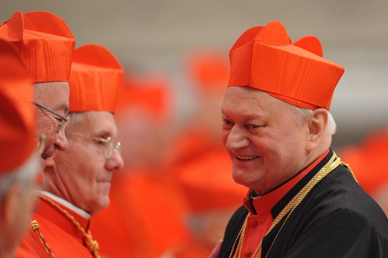 Cardinalul Lucian Mureșan. Foto: ALBERTO PIZZOLI / AFP / Profimedia