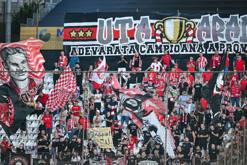 SuperLiga: UTA Arad are interdicţie pentru trei perioade de mercato din partea FIFA