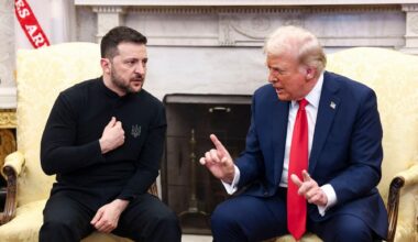 donald Trump si volodimir Zelenski la casa alba