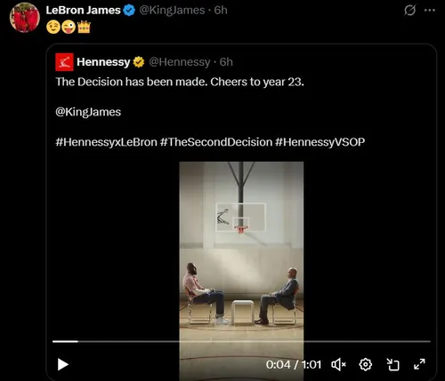 Cele mai bune meme-uri după ce LeBron James a anunțat colaborarea cu Hennessy