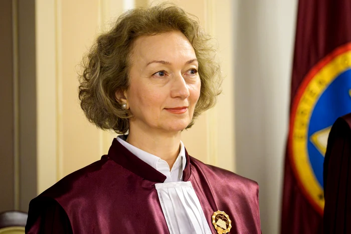 Președintele Curții Constituționale Simina Tănăsescu FOTO: Mediafax