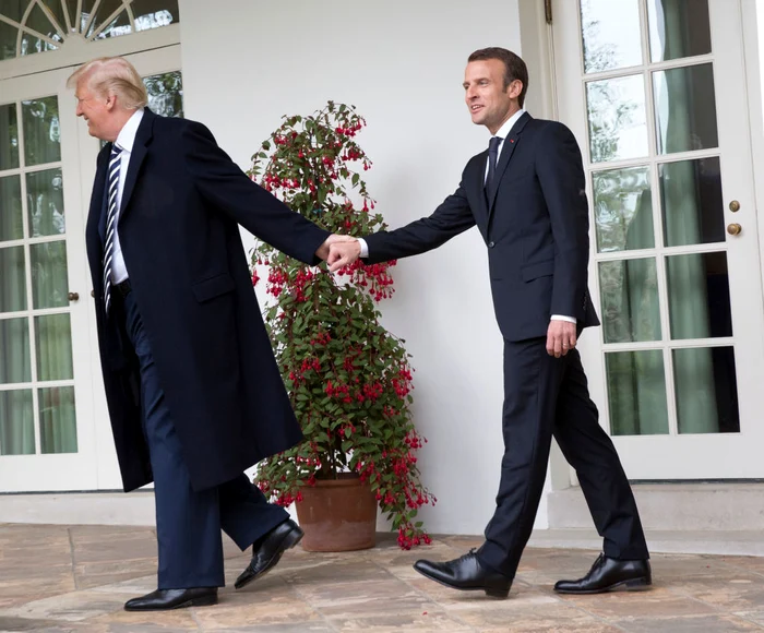 Președinții Trump și Macron la Casa Alba. FOTO: The White House