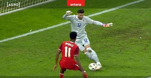 Gafă comisă de Horațiu Moldovan în România - Canada FOTO Captură video Antena 1