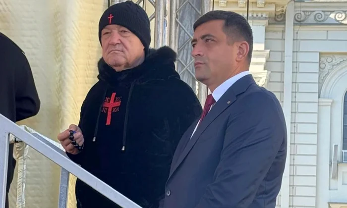 Gigi Becali, alături de George Simion  Foto/Arhivele Adevărul 