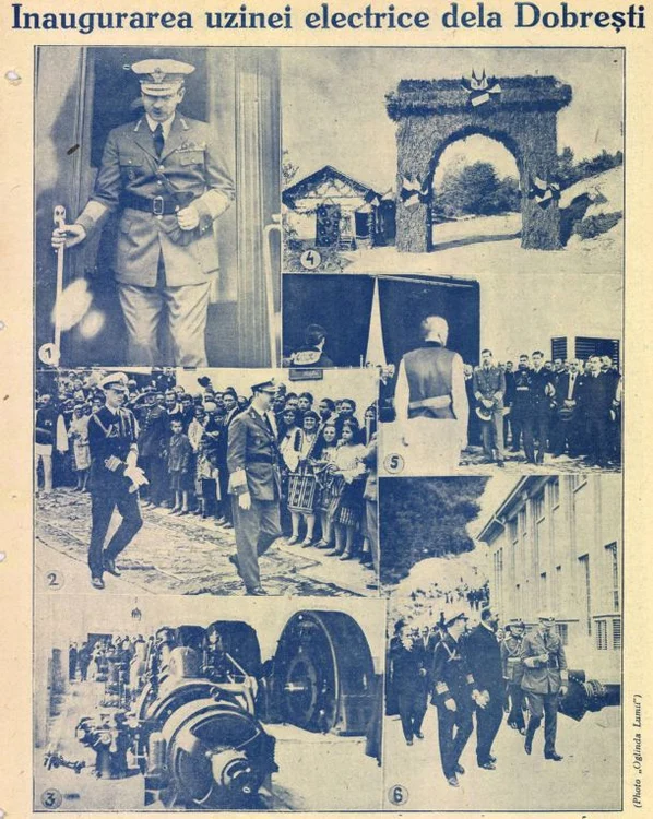 Inaugurare hidrocentralei 1930  Sursa  Oglinda lumii .