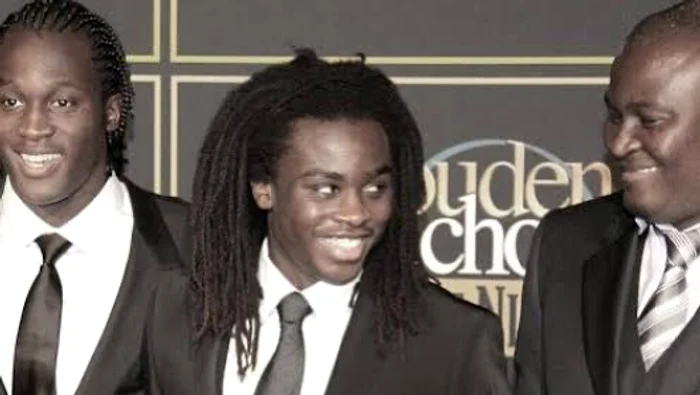 Romelu (stânga) și Jordan (centru), alături de tatăl lor   FOTO Captură Instagram