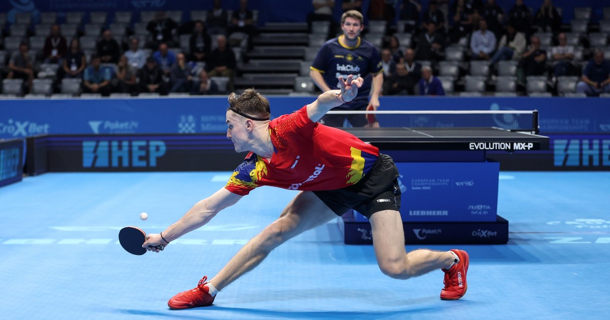 Medalie istorică pentru România! Băieții elimină campioana en titre și sunt în semifinale la Europeanul de tenis de masă