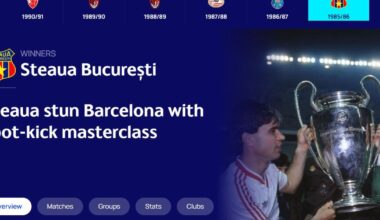 UEFA a lăsat-o cu buza umflată pe FCSB, „deposedând-o” de Cupa Campionilor Europeni. Litigiul privind palmaresul glorios, tranșat în favoarea CSA Steaua