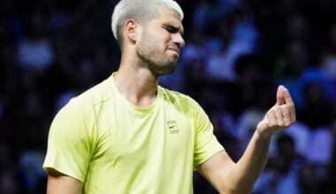 Cutremur în tenis: Carlos Alcaraz, eliminat în primul tur la Mastersul de la Paris. Spaniolul poarte pierde locul 1 ATP