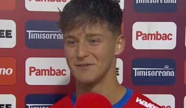 Andrei Dăncuș, 16 ani, în premieră titular la FCSB: „Ce notă mi-aș da?”