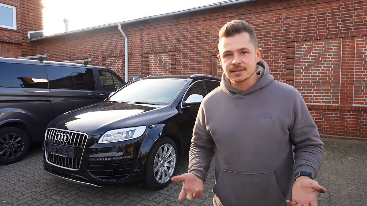 (VIDEO) Un german cu un Audi Q7 V12 TDI de aproape 1 milion km, care se plângea că TUV-ul e greu de trecut în Germania, şi-a mai încercat o dată norocul după multiple lucrări la maşină | PiataAuto.md