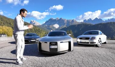 (VIDEO) Audi Concept C a fost înmatriculat şi scos pe drumurile publice alături de modelele legendare, pe care va trebui să le succeadă în curând | PiataAuto.md