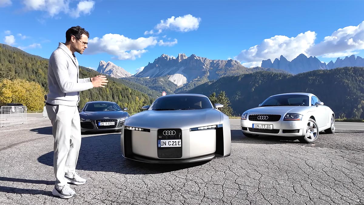 (VIDEO) Audi Concept C a fost înmatriculat şi scos pe drumurile publice alături de modelele legendare, pe care va trebui să le succeadă în curând | PiataAuto.md
