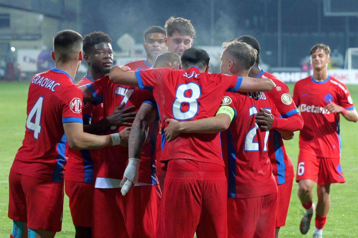 LIVE Gloria Bistrița - FCSB, în Grupa B din Cupa României