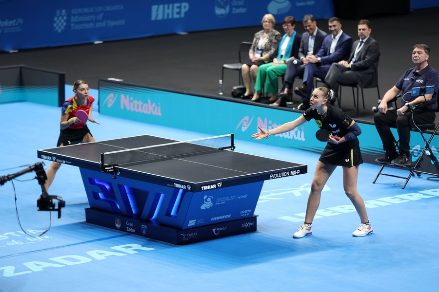 România - Germania, finala Campionatului European la tenis de masă feminin » „Tricolorele” sunt conduse cu 2-0