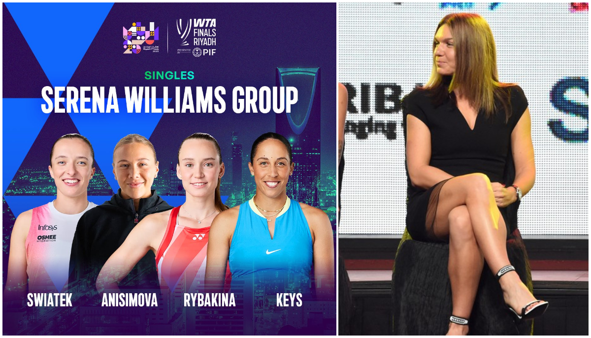 A avut loc tragerea la sorți de la Turneul Campioanelor 2025! Simona Halep, pusă într-o postură stânjenitoare