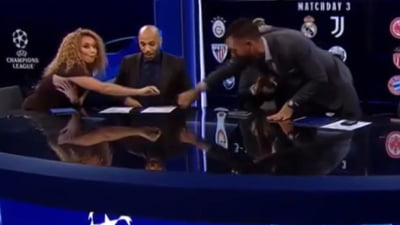 Accident vestimentar în direct cu o frumoasă prezentatoare: ”Mai întinde-te o dată”