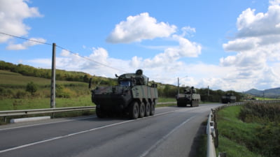 Armata avertizează populația. Convoaie militare, formate din vehicule blindate, se vor deplasa pe principalele șosele ale României