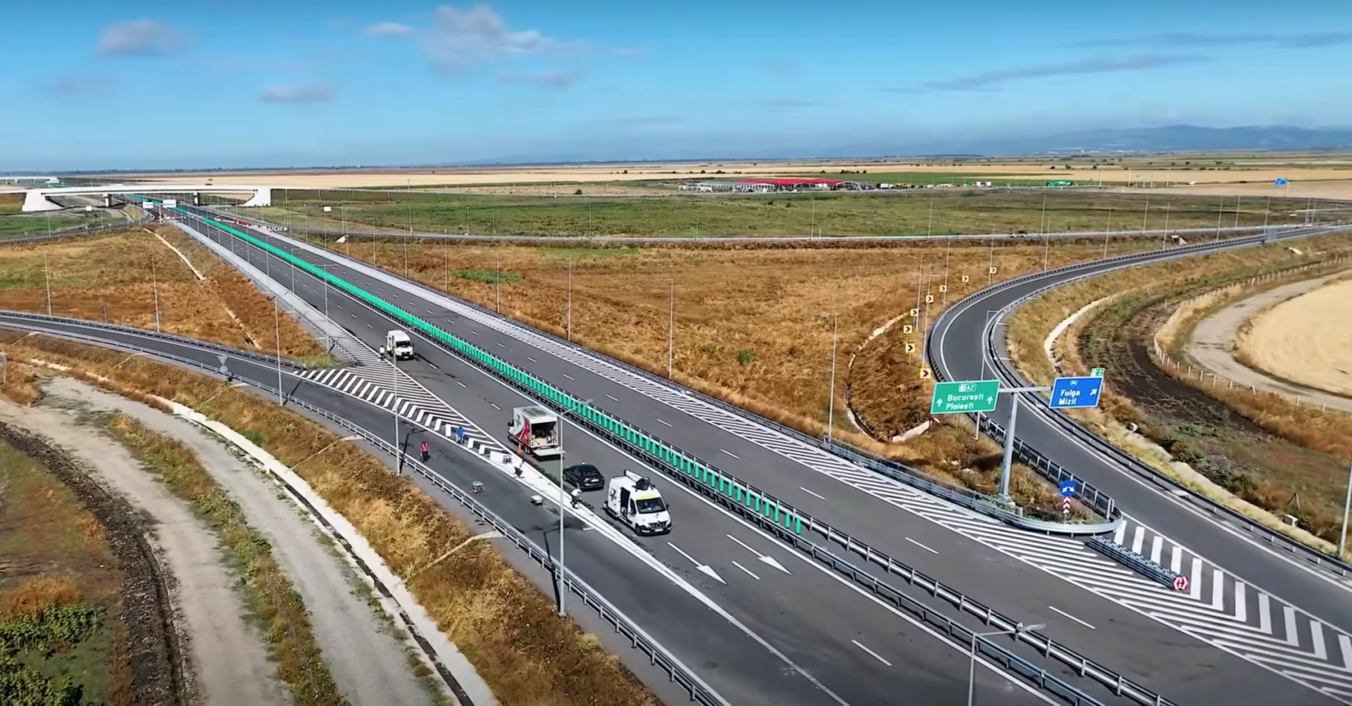 VIDEO Autostrada Moldovei A7 Ploiești – Buzău. Începe, de astăzi, recepția lotului 2 Mizil – Pietroasele / Când ar putea fi deschisă circulația