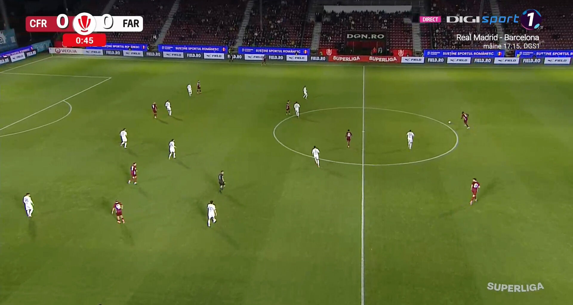 CFR Cluj - Farul Constanța Live Text Online, de la ora 21:00, în etapa 14 din Superliga