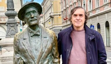 Cartarescu si statuia lui James Joice