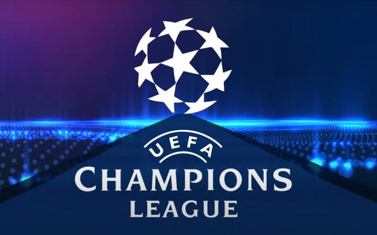 Logo-ul Champions League UEFA, cea mai importantă competiție a cluburilor din lume.