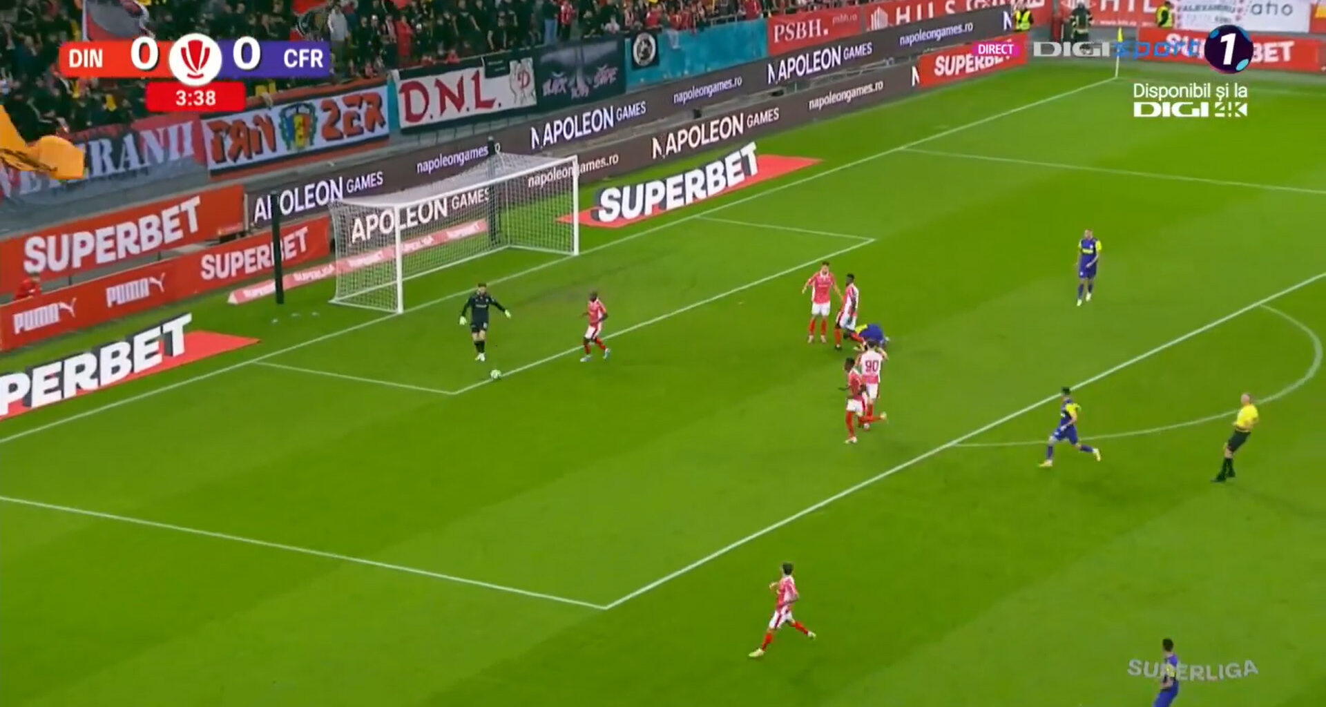 Dinamo București - CFR Cluj Live Text Online, de la ora 20:30, în etapa 15 din Superliga