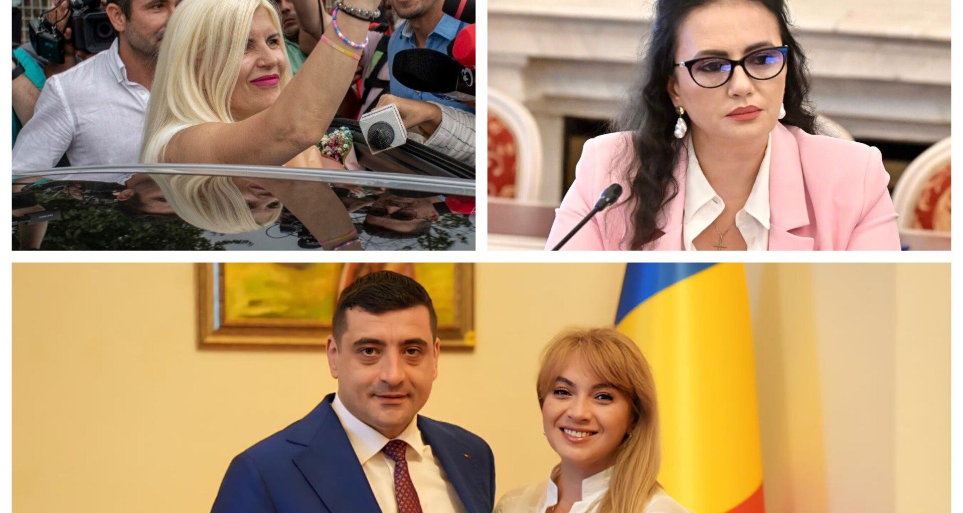 Elena Udrea si Laura Gherasim si George Simion si Simona Uscov