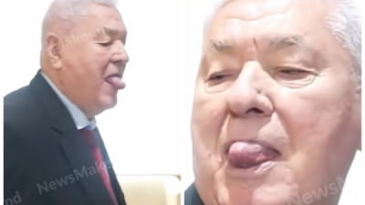 Gestul bizar făcut de un politician pro-rus, unei reporterițe: „Veniți mai aproape!” VIDEO