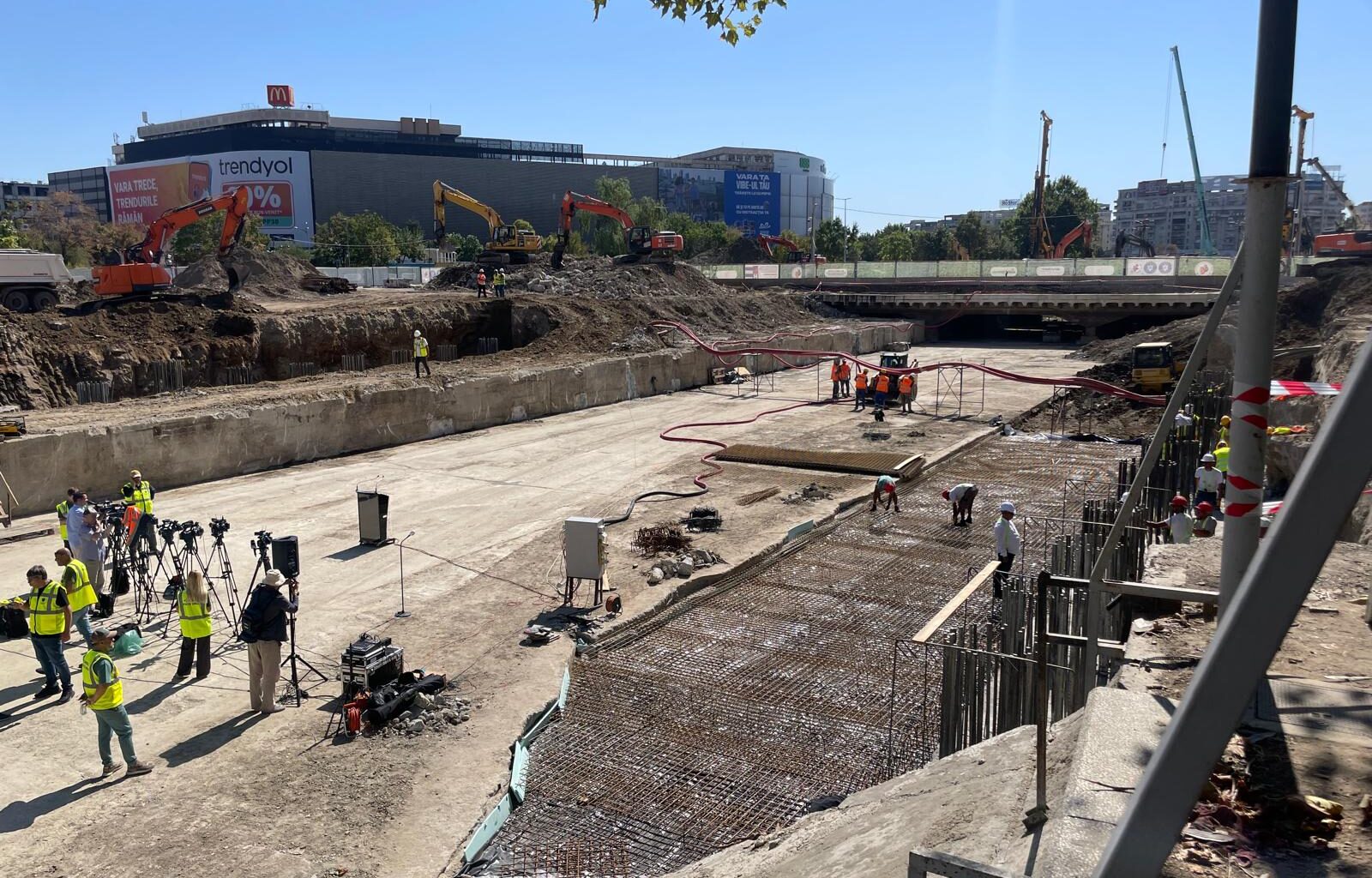 Hanul lui Manuc, lucrări Planșeul Unirii, 28 august 2025