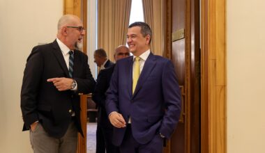 semnare acord politic kelemen hunor dominic fritz ilie bolojan sorin grindeanu varujan pambuccian