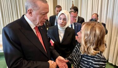 Giorgia Meloni Recep Erdogan