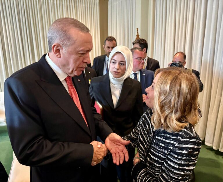 Giorgia Meloni Recep Erdogan